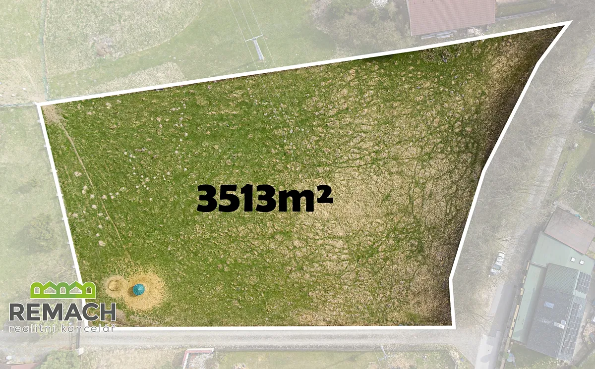 Prodej stavebního pozemku 3513 m²
